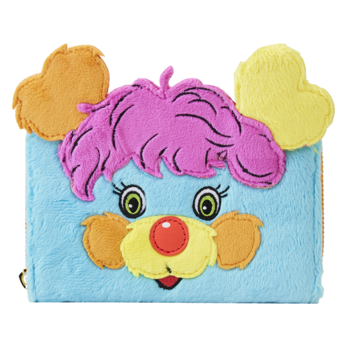 Popples - Cosplay Plush 4” Faux Leather Zip-Around Wallet