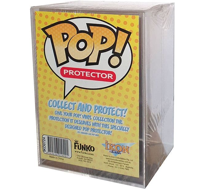 Funko Pop Protector Acrylic 'Hard Stack' Display Box (2mm Thick)