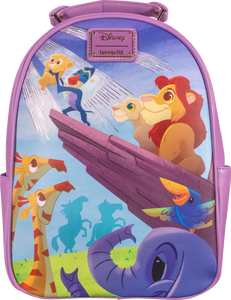 The Lion King (1994) - Pride Rock 12” Faux Leather Mini Backpack