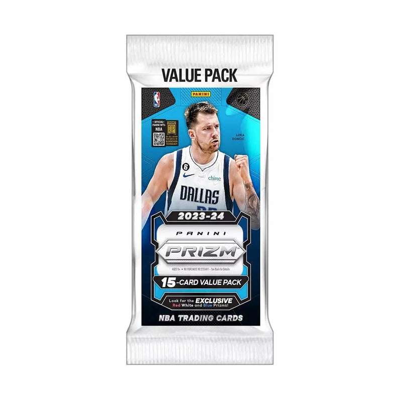 2023/24 Panini NBA Prizm Basketball Trading Card Value Pack (15 CARDS)
