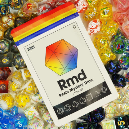 1985 Games Sharp Edge Resin Mystery dice