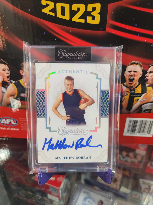SA CARDS SIGNATURE SERIES - MATTHEW ROBRAN - Silver Signature /75