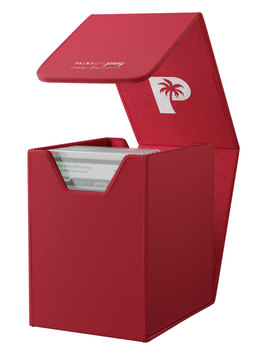 Collector's Series Graded Card Storage Case - Small - Red