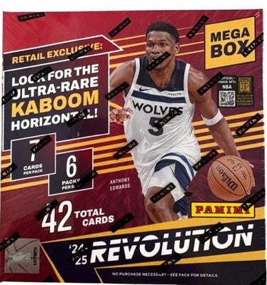 PANINI REVOLUTION 2024-25 NBA BASKETBALL MEGA FACTORY SEALED (6 PACK) BOX
