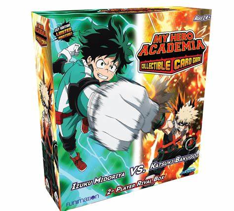 My Hero Academia Collectible Card Game 2-Player Rival Box - Izuku Midoriya VS. Katsuki Bakugo