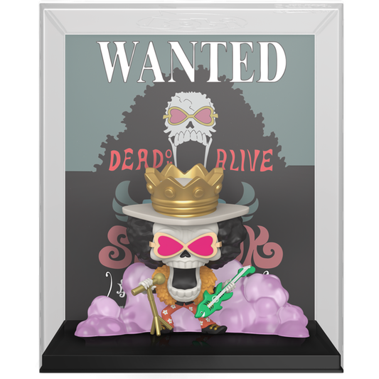One Piece - Brook Wanted Poster Funko Pop! Cover Vinyl Figure #2220