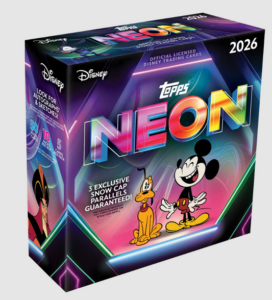 2026 Topps Chrome Disney Neon Mega Box