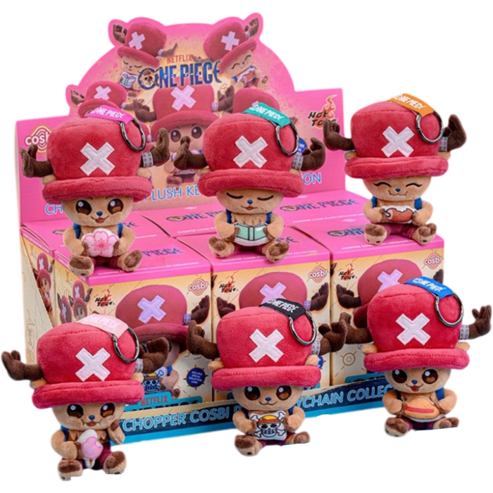 One Piece (2023) - Chopper Cosbi Collection Plush Keychain Blind Box Hot Toys Figure - Assorted