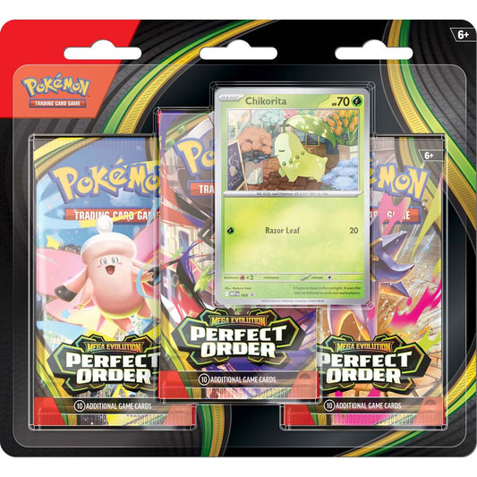 Pokemon TCG - Mega Evolution - Perfect Order 3 Booster Blister