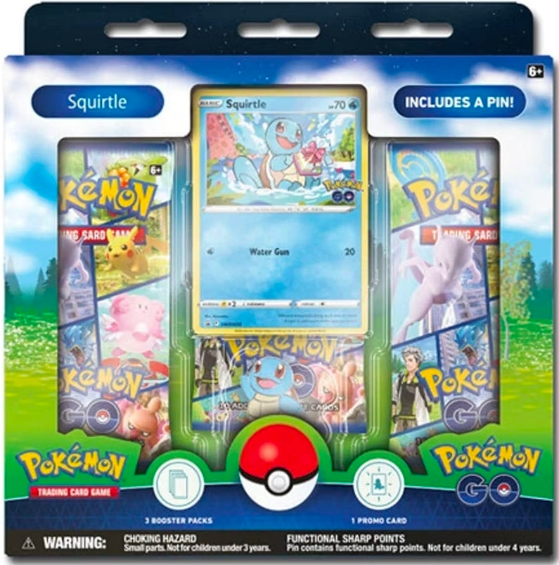 Pokemon TCG - Pokemon Go - Squirtle Pin Box
