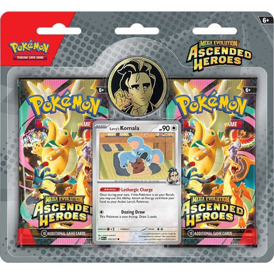 PRE ORDER 6/2 - Pokemon TCG - Ascended Heroes Blister 2-Pack (Assorted)