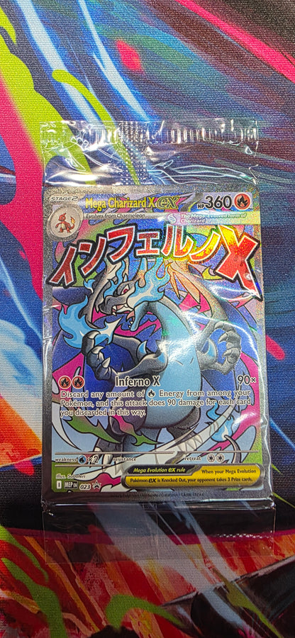 MEGA Charizard X ex 023 / Oricorio ex 024 - MEP - Black Star Promo - Sealed Pack