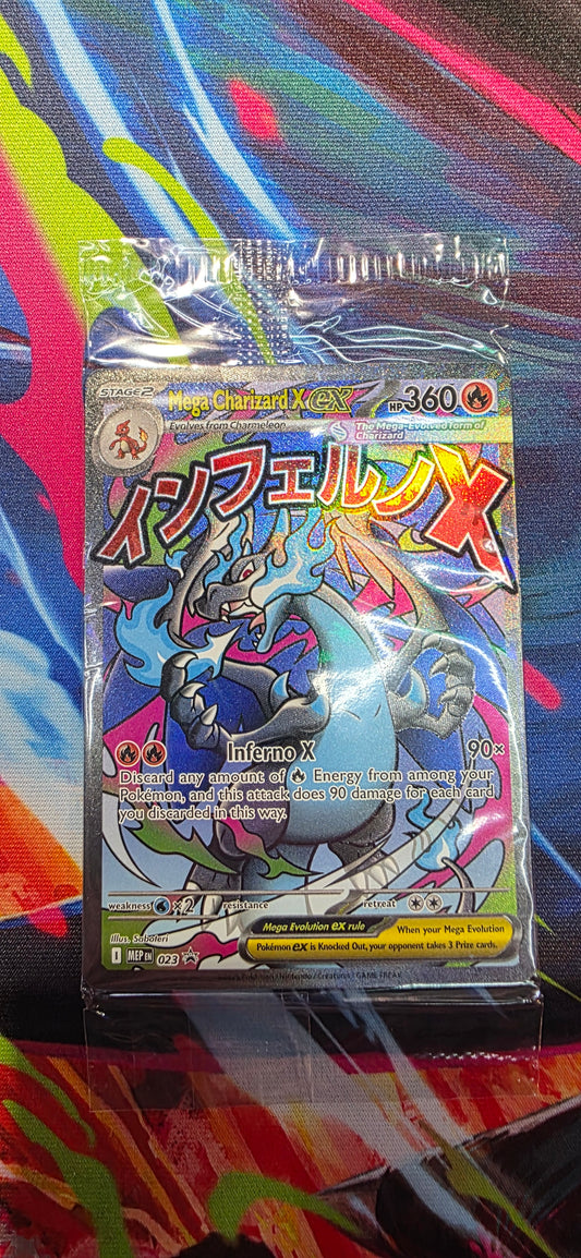 MEGA Charizard X ex 023 / Oricorio ex 024 - MEP - Black Star Promo - Sealed Pack