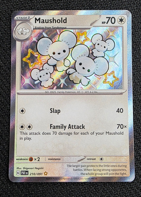Maushold 210/091 - Paldean Fates - Shiny Rare