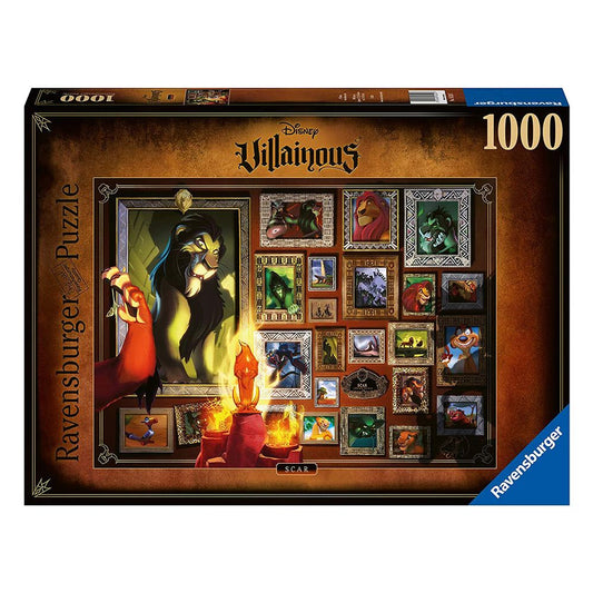 1000 Piece Jigsaw Puzzle
Ravensburger Disney Villainous Scar 1000 Piece Jigsaw Puzzle