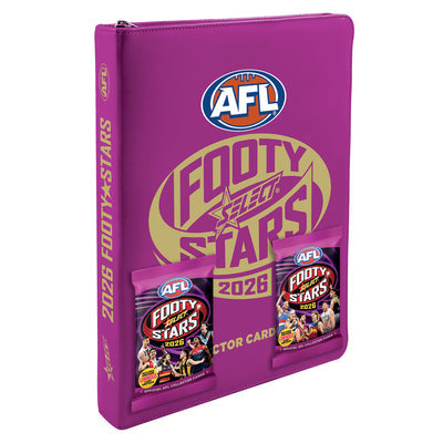 COMING SOON - 2026 SELECT AFL Footy Stars Vinyl Album + 2 Packs Cards