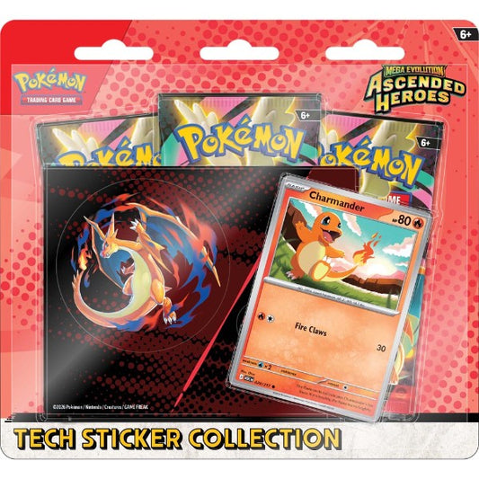 PRE ORDER 6/2 - Pokemon TCG - Ascended Heroes Tech Sticker Blister (Assorted)