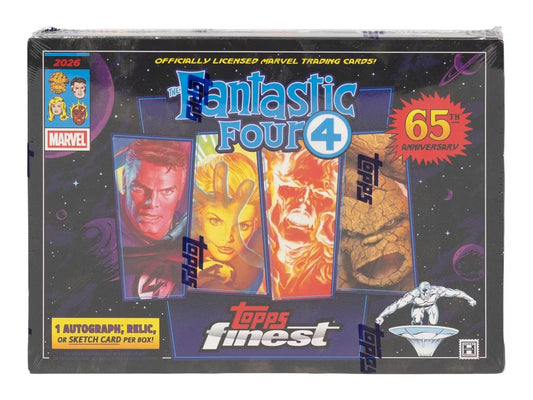 COMING SOON - 2026 Topps Finest Fantastic Four Hobby Box