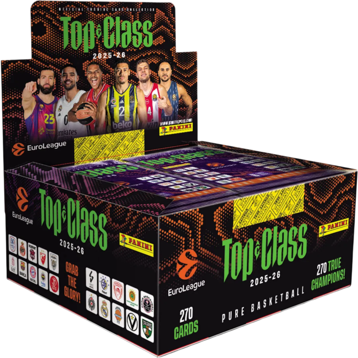 EuroLeague Basketball - 2025/26 Panini Top Class Basketball Trading Cards Box