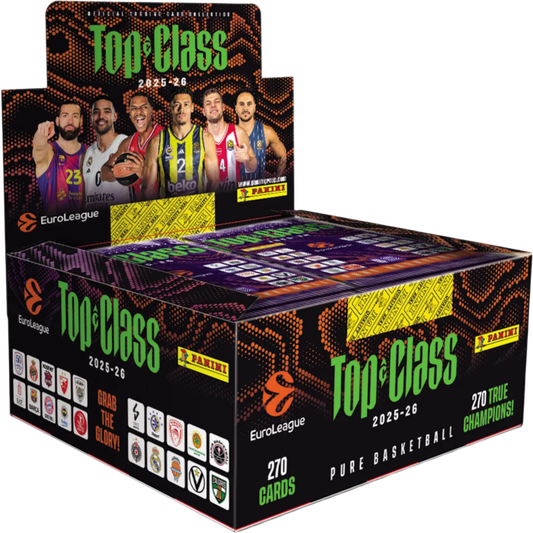 EuroLeague Basketball - 2025/26 Panini Top Class Basketball Trading Cards Box