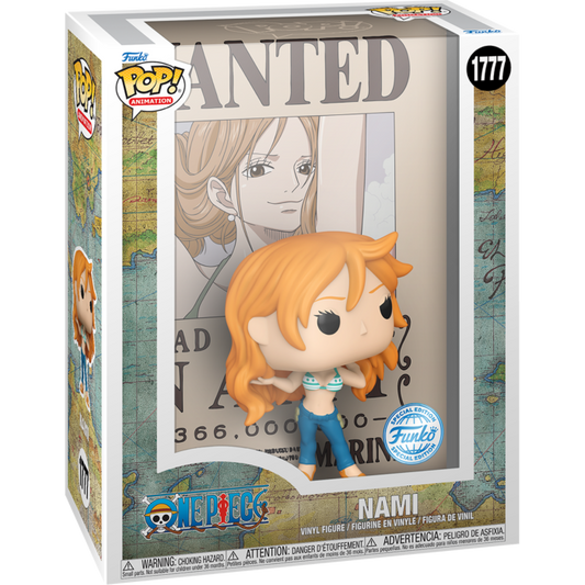 One Piece - Nami Wanted Poster Funko Pop! Cover Vinyl Figure #1777