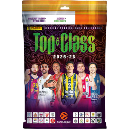 EuroLeague Basketball - 2025/26 Panini Top Class Basketball Trading Cards Starter Pack