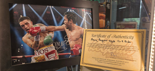 Manny Pacquiao - Signed Photo w/COA