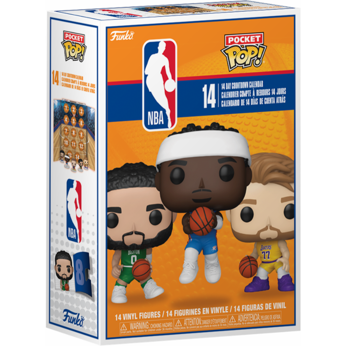 NBA Basketball - 14-Day Countdown Calendar Bitty Pop! Vinyl Figure