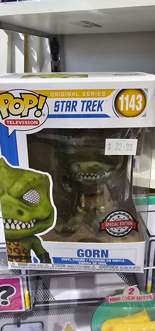 Funko - Gorn 1143 - Star Trek FUNKO POP! VINYL FIGURE - CRACKED BOX