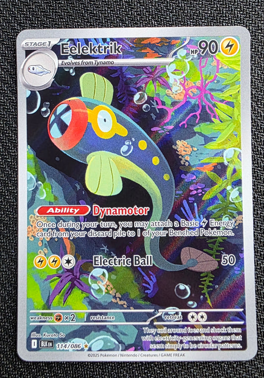 Elelektrik 114/086 - Illustration Rare - Black Bolt