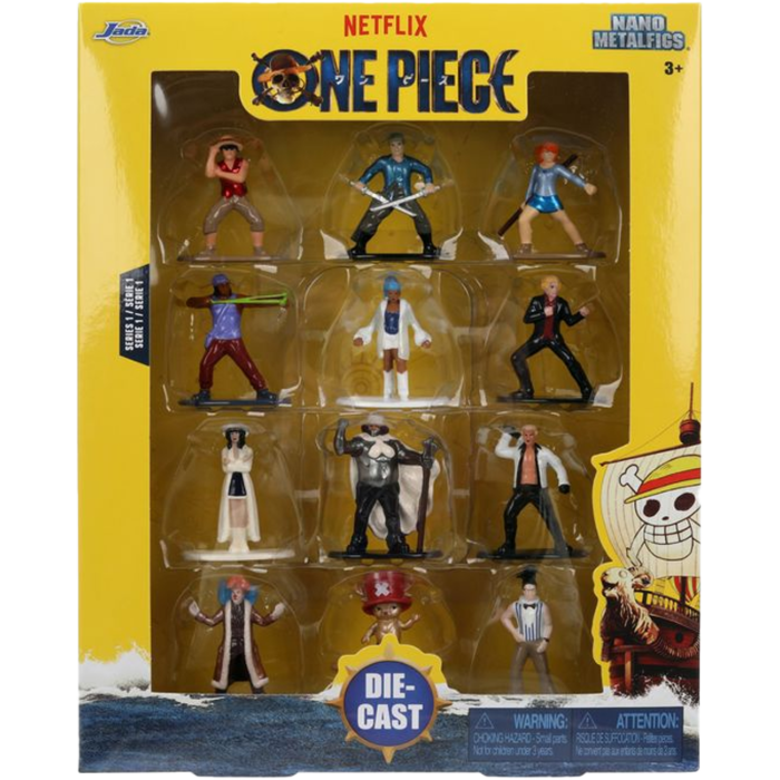 One Piece (2023) - Nano Metalfigs Die-Cast Figure 12-Pack (Series 1)