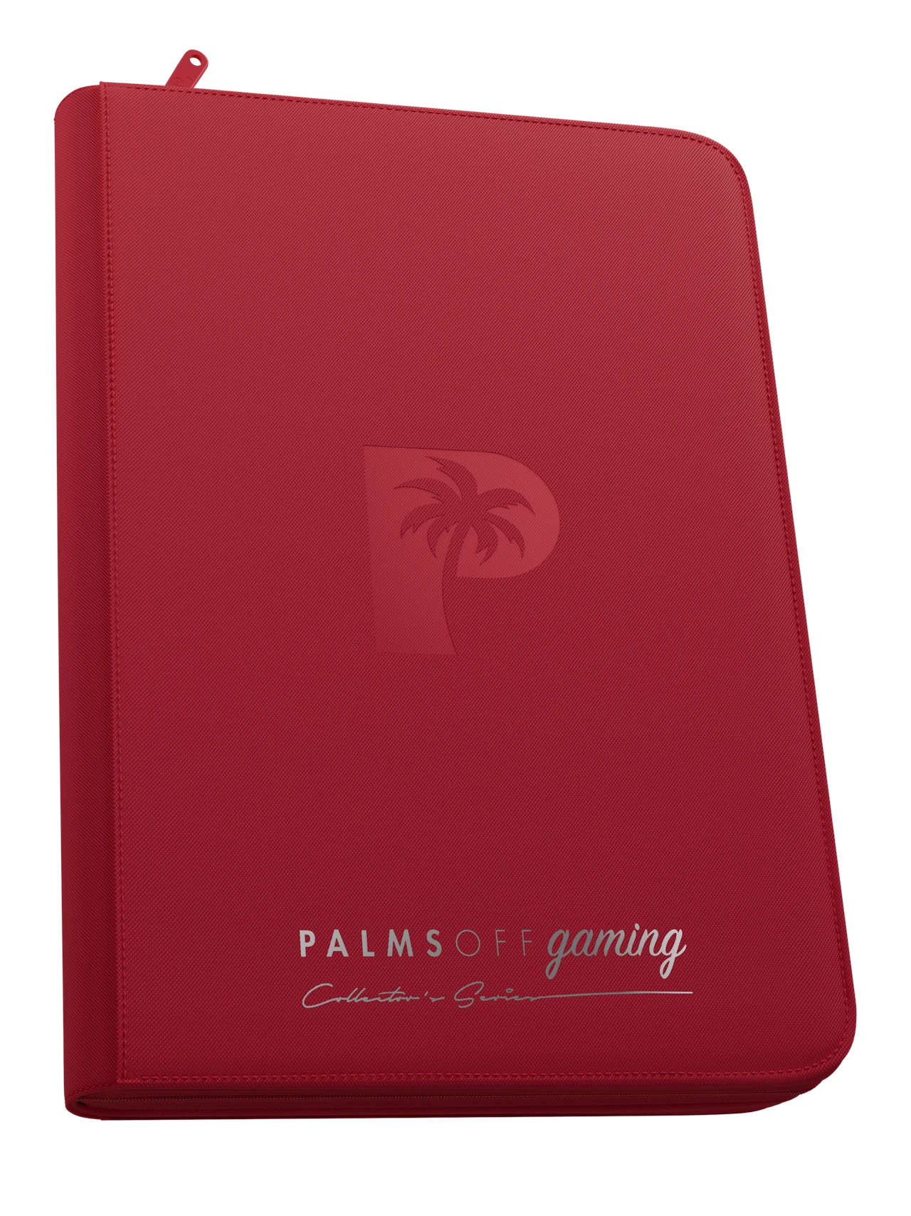 Palms Off - Collector's Series Top Loader Zip Binder - 9 Pocket - Red