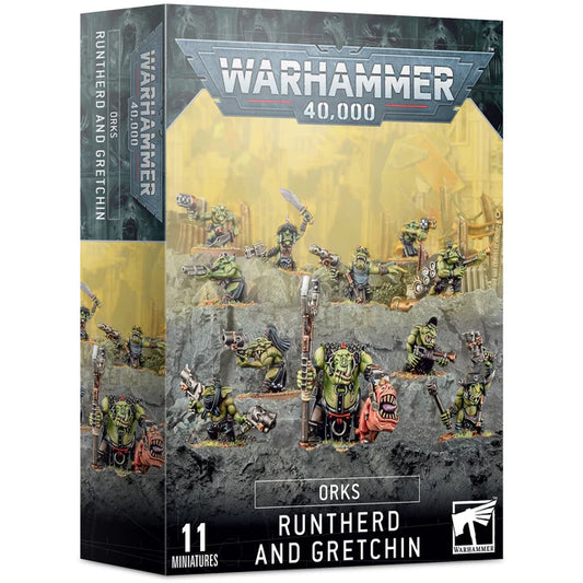 40k Orks - Runtherd and Gretchin (50-16)