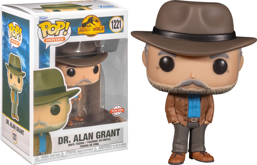 Jurassic World: Dominion - Dr. Alan Grant #1221 Funko Pop Vinyl Figure