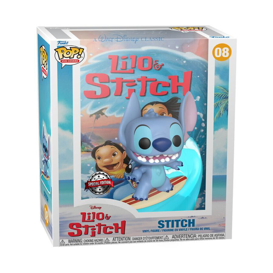 Lilo & Stitch - Stitch Surfing Pop! Cover Vinyl Figure (RS) #08
