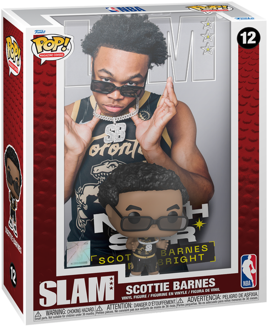 NBA Basketball - Scottie Barnes SLAM Pop! Magazine Cover Vinyl Figure