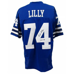 Bob Lilly Signed Jersey Inscribed "HOF '80" (JSA COA)