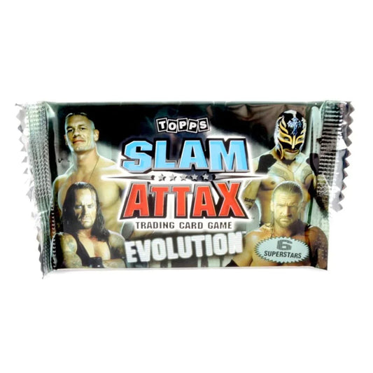 Topps WWE Slam Attax Evolution Trading Card Game Booster Pack (6 Cards)