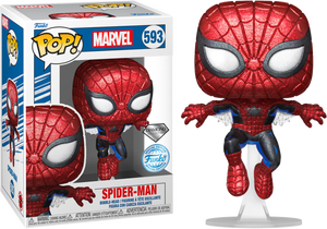Funko Pop! - Spider-Man - Spider-Man First Appearance Diamond Glitter 80th Anniversary Pop! Vinyl Figure #593