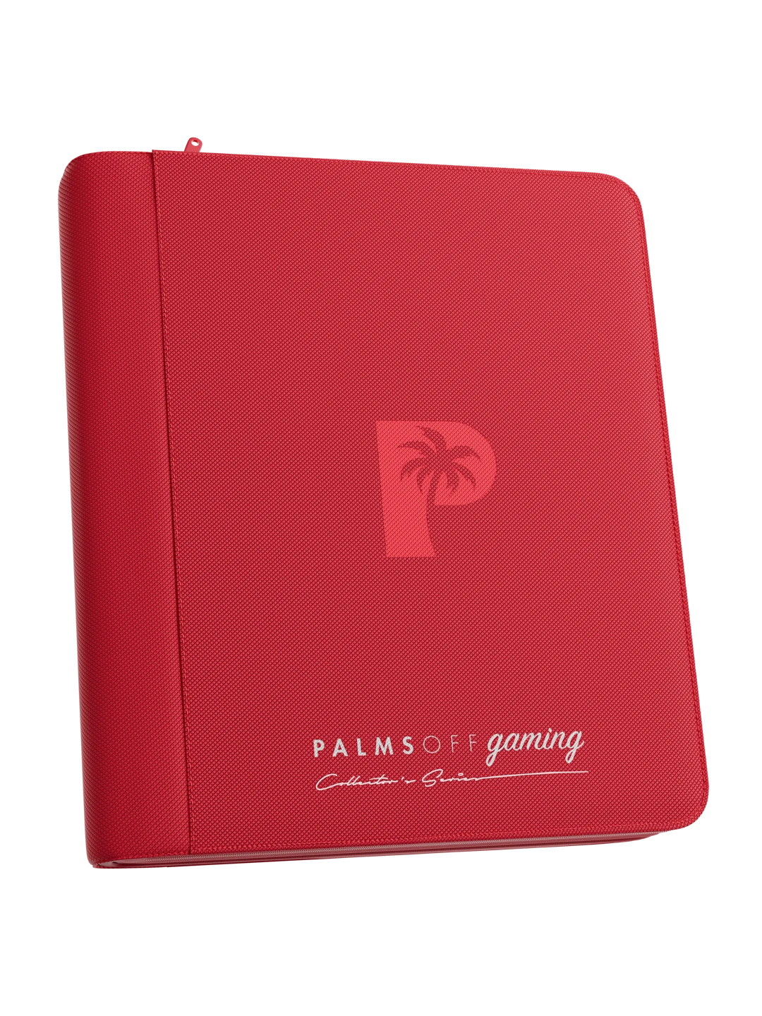 Palms Off - Collector's Series Top Loader Zip Binder - 4 Pocket - Red