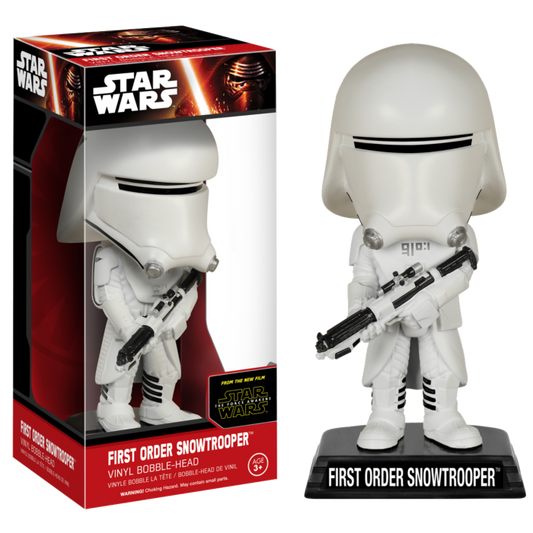 Star Wars Episode VII: The Force Awakens - First Order Snowtrooper Wacky Wobbler Bobble Head (slight damage on box)