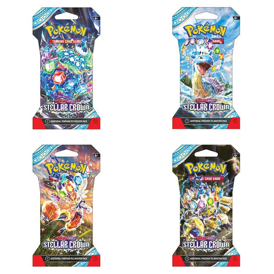 Pokemon Trading Card Game: Scarlet & Violet Stellar Crown Blister Pack - Assorted
