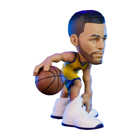 NBA - Steph Curry (Warriors) Mini 6" Vinyl Figure ( yellow/blue