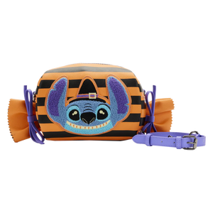 Lilo & Stitch - Halloween Candy Wrapper 6” Faux Leather Crossbody Bag