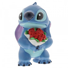 Load image into Gallery viewer, DISNEY SHOWCASE - STITCH HUGS - STITCH WITH FLOWERS MINI FIGURINE
