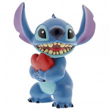 Load image into Gallery viewer, DISNEY SHOWCASE - STITCH HUGS - STITCH WITH HEART MINI FIGURINE
