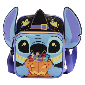 Lilo & Stitch - Halloween Candy Cosplay Glow in the Dark 8” Faux Leather Passport Bag