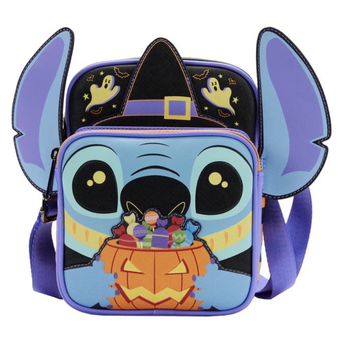 Lilo & Stitch - Halloween Candy Cosplay Glow in the Dark 8” Faux Leather Passport Bag