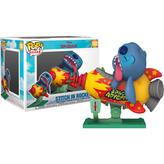 Lilo & Stitch - Stitch in Space Adventure Rocket Pop! Rides Vinyl Figure #102