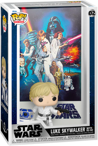 Star Wars Episode IV: A New Hope - Luke Skywalker with R2-D2 Pop! Movie Posters Vinyl Figure